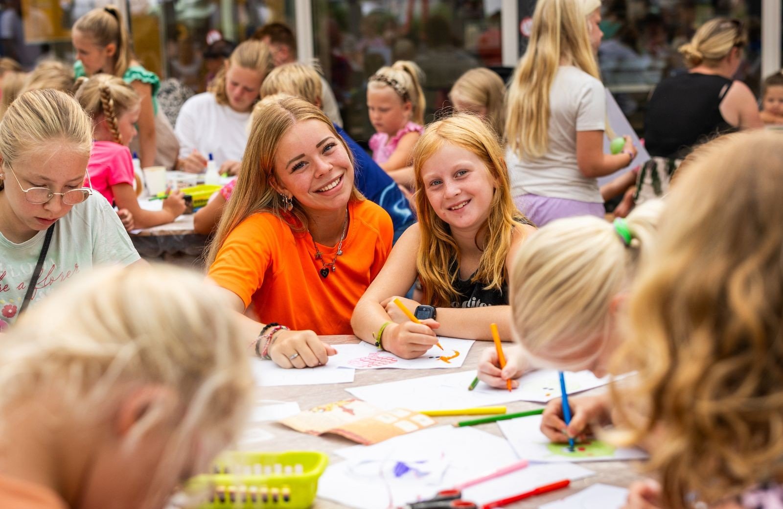 Camping met animatie