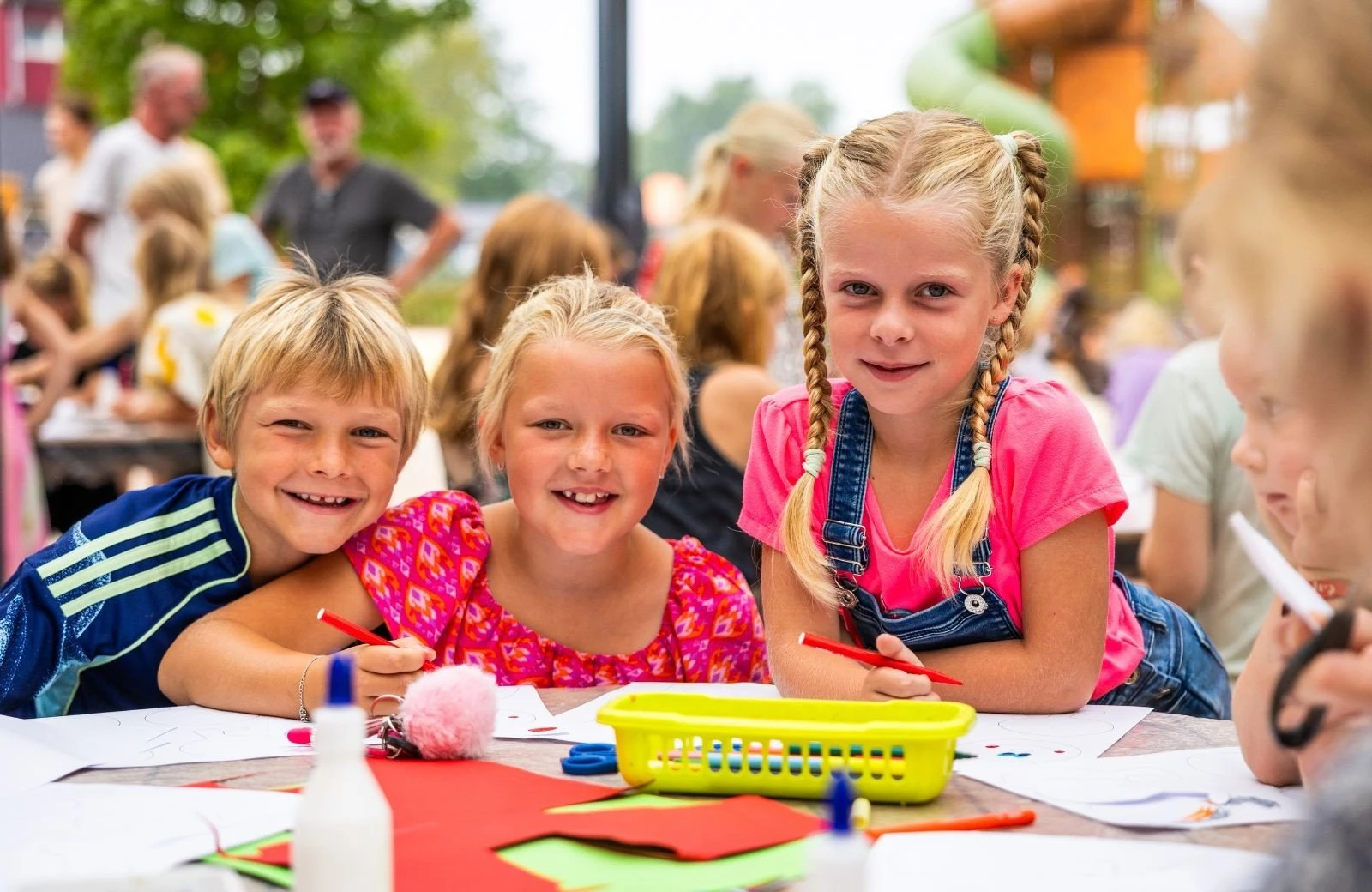 Kindercamping met animatie